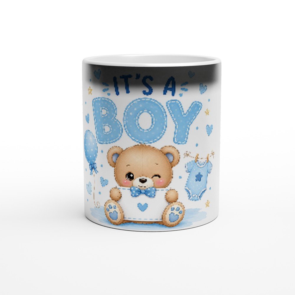 Magic Ceramic Photo Mug - Personalised Heat-Sensitive Reveal Mug, 11oz FREE DELIVERY - Sayby’s
