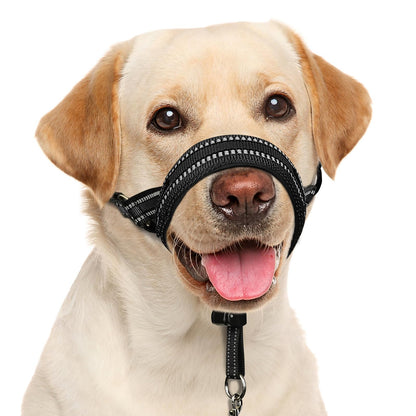Mayerzon Dog Head Collar with Soft Padded, Gentle Leader for Medium Large Dogs, No Pull Head Harness, Anti Pull Adjustable Reflective Training Head Halter Collar (M) - Sayby’s