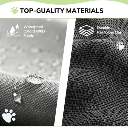 Morpilot Portable Pet Carrier Bag, Top Opening, Removable Mat and Breathable Mesh, Foldable Transport Carrier for Dogs and Cats, with Shoulder Strap and Pet Bowl - Sayby’s