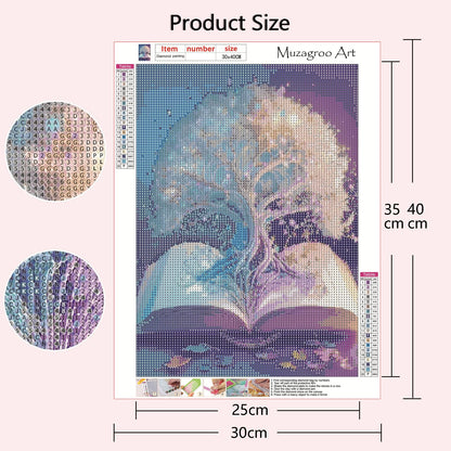 Muzagroo Art 5D Diamond Painting Kits for Adults, DIY Diamond Art Kits for Beginners, Turtle Diamond Dot Kits Gem Arts and Crafts for Living Room, Gem Painting Bedroom 4 PCS Wall Art - Sayby’s