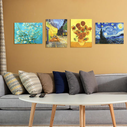 Muzagroo Art 5D Diamond Painting Kits for Adults, DIY Diamond Art Kits for Beginners, Turtle Diamond Dot Kits Gem Arts and Crafts for Living Room, Gem Painting Bedroom 4 PCS Wall Art - Sayby’s