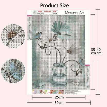 Muzagroo Art 5D Diamond Painting Kits for Adults, DIY Diamond Art Kits for Beginners, Turtle Diamond Dot Kits Gem Arts and Crafts for Living Room, Gem Painting Bedroom 4 PCS Wall Art - Sayby’s