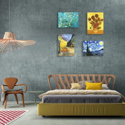 Muzagroo Art 5D Diamond Painting Kits for Adults, DIY Diamond Art Kits for Beginners, Turtle Diamond Dot Kits Gem Arts and Crafts for Living Room, Gem Painting Bedroom 4 PCS Wall Art - Sayby’s