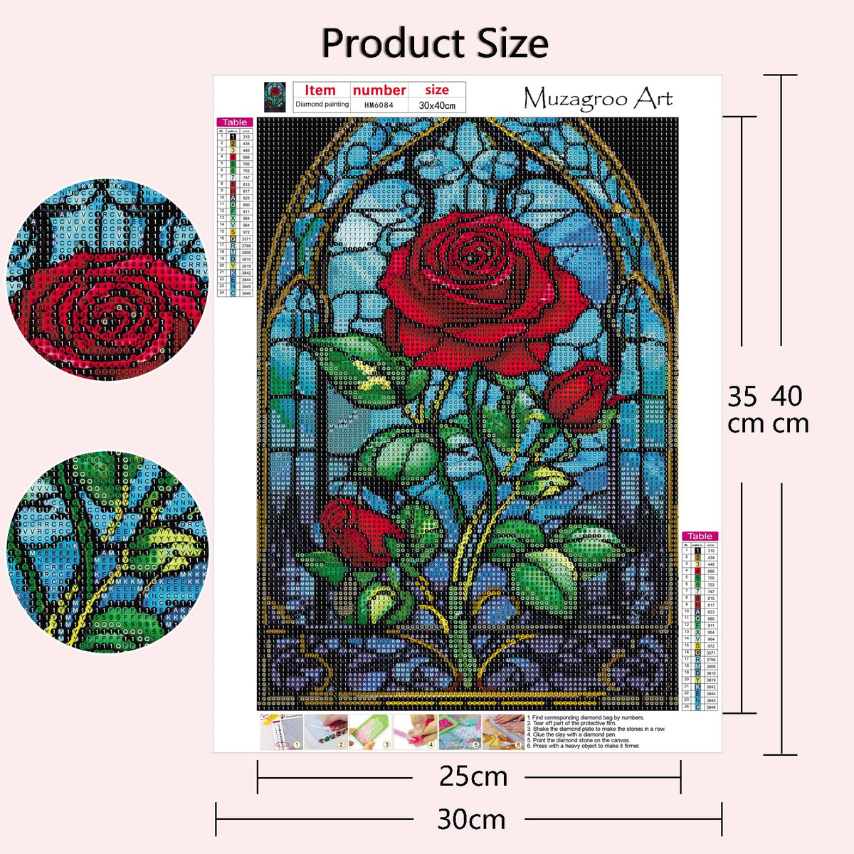 Muzagroo Art 5D Diamond Painting Kits for Adults, DIY Diamond Art Kits for Beginners, Turtle Diamond Dot Kits Gem Arts and Crafts for Living Room, Gem Painting Bedroom 4 PCS Wall Art - Sayby’s