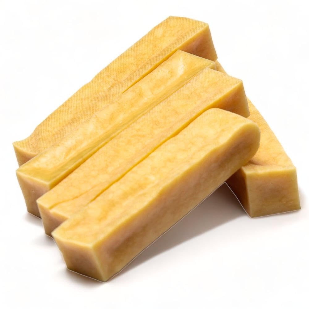 Natural Dog Chews - Delicious, Hard and Long Lasting Yak Chews for Dogs, Dog Treats for Dental Care, Dental Sticks for Healthy Teeth - L size (pack of 3) - Sayby’s