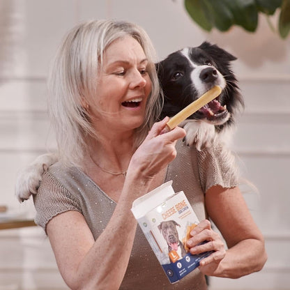 Natural Dog Chews - Delicious, Hard and Long Lasting Yak Chews for Dogs, Dog Treats for Dental Care, Dental Sticks for Healthy Teeth - L size (pack of 3) - Sayby’s