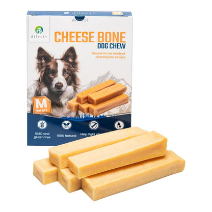 Natural Dog Chews - Delicious, Hard and Long Lasting Yak Chews for Dogs, Dog Treats for Dental Care, Dental Sticks for Healthy Teeth - L size (pack of 3) - Sayby’s