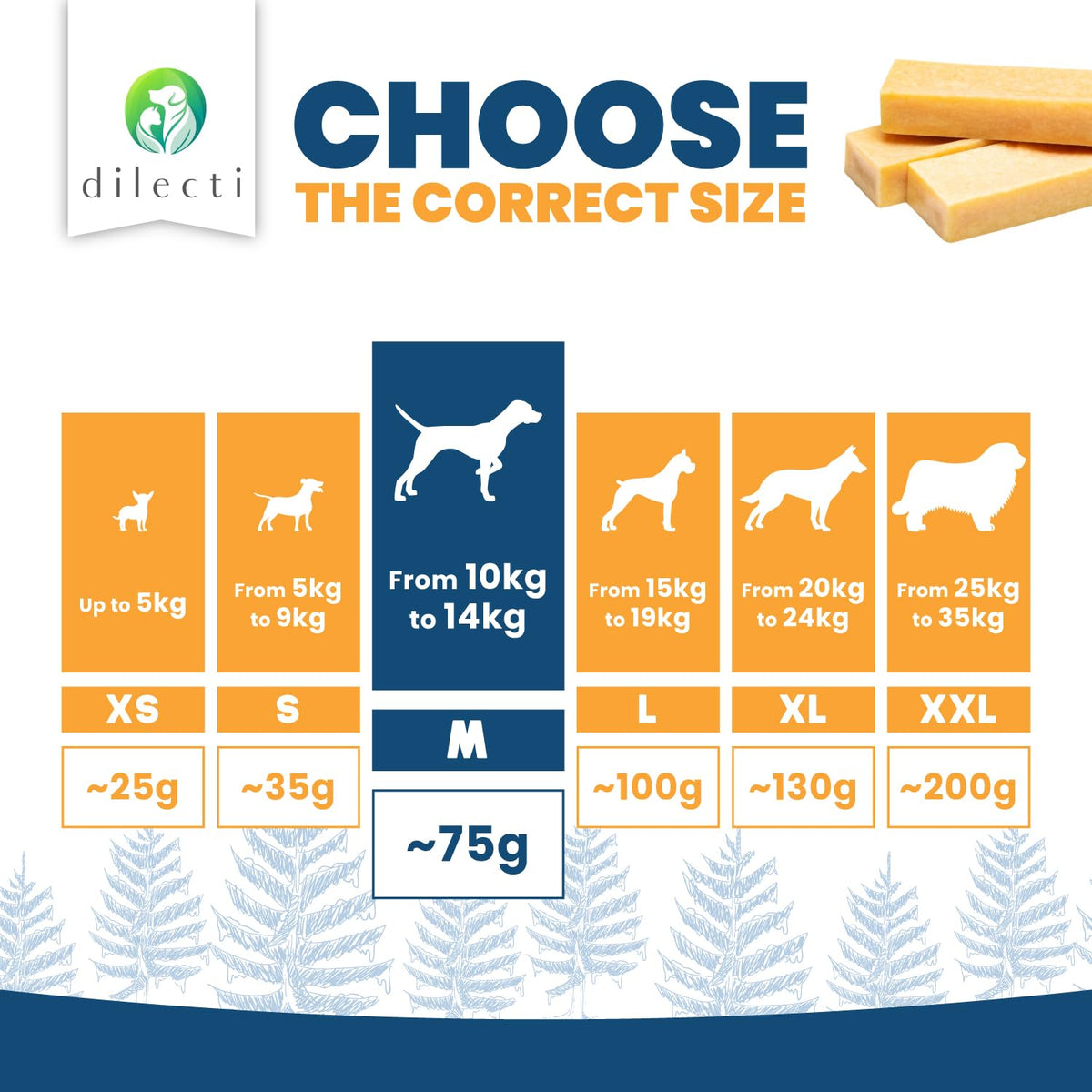 Natural Dog Chews - Delicious, Hard and Long Lasting Yak Chews for Dogs, Dog Treats for Dental Care, Dental Sticks for Healthy Teeth - L size (pack of 3) - Sayby’s