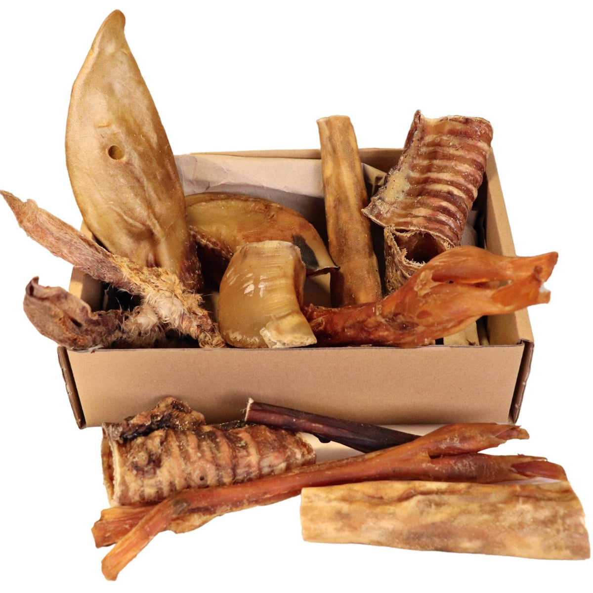 Natural Dog Chews, Tasty Long Lasting Variety Box of Doggy Chews, All Natural Treats - Chewy Yummy Chews for Adult Dogs (Large) - Sayby’s