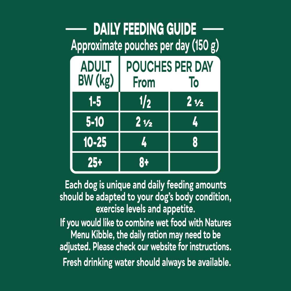 Natures Menu Country Hunter Dog Food Pouch Grass Grazed - Sayby’s