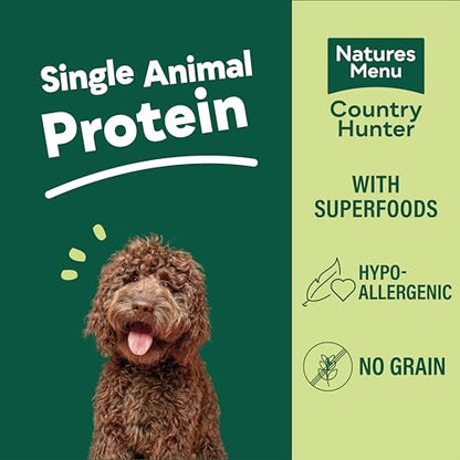 Natures Menu Country Hunter Dog Food Pouch Grass Grazed - Sayby’s