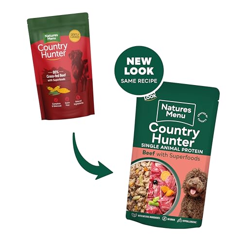 Natures Menu Country Hunter Dog Food Pouch Grass Grazed - Sayby’s