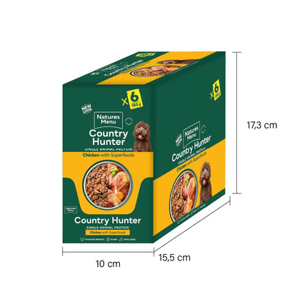 Natures Menu Country Hunter Dog Food Pouch Grass Grazed - Sayby’s