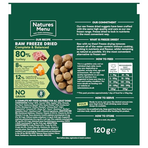Natures Menu Freeze Dried Complete & Balanced Nuggets - Sayby’s