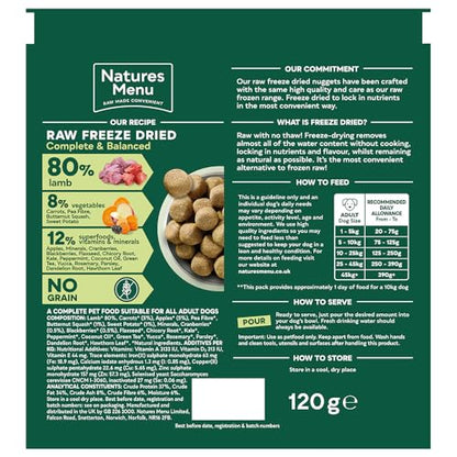 Natures Menu Freeze Dried Complete & Balanced Nuggets - Sayby’s