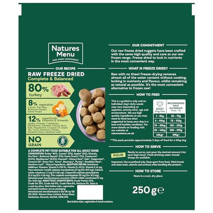 Natures Menu Freeze Dried Complete & Balanced Nuggets - Sayby’s