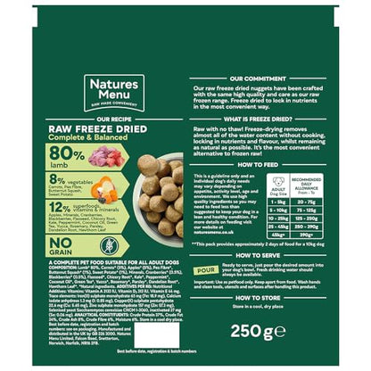Natures Menu Freeze Dried Complete & Balanced Nuggets - Sayby’s