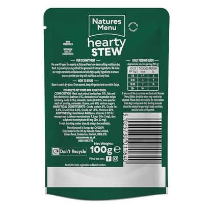 Natures Menu Hearty Stews - Chunks in Gravy Wet Food Pouches for Adult Dogs - Sayby’s
