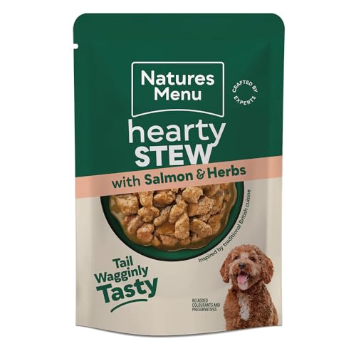 Natures Menu Hearty Stews - Chunks in Gravy Wet Food Pouches for Adult Dogs - Sayby’s