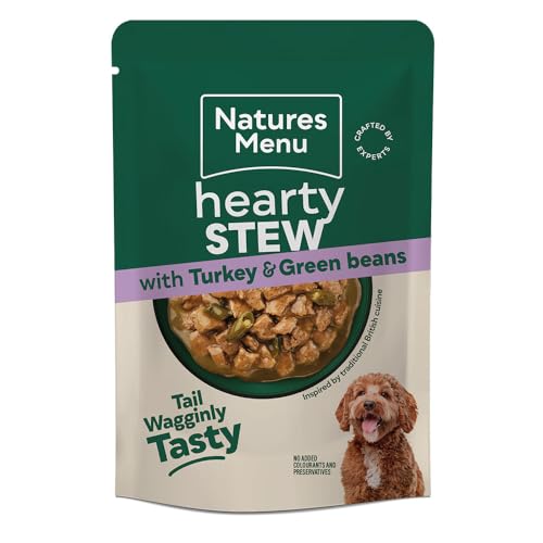 Natures Menu Hearty Stews - Chunks in Gravy Wet Food Pouches for Adult Dogs - Sayby’s