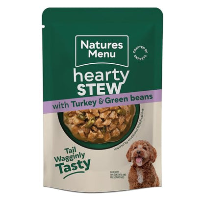 Natures Menu Hearty Stews - Chunks in Gravy Wet Food Pouches for Adult Dogs - Sayby’s