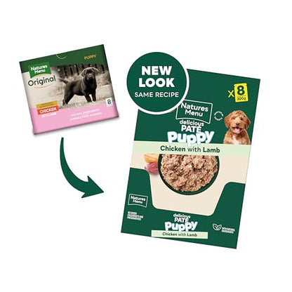 Natures Menu - Wet Dog Food - Pouches for Adult Dogs - Mixed Variety - 8 x 300g - Sayby’s