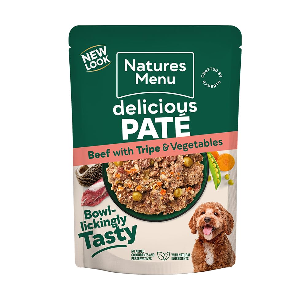 Natures Menu - Wet Dog Food - Pouches for Adult Dogs - Mixed Variety - 8 x 300g - Sayby’s