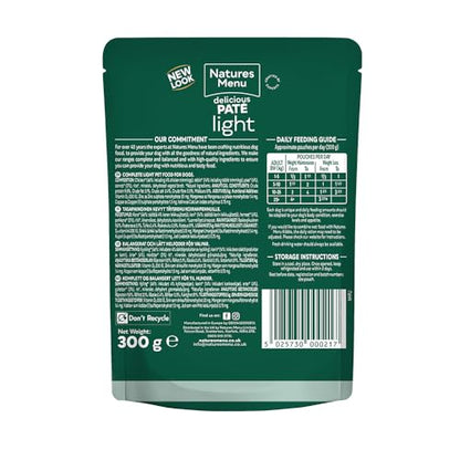 Natures Menu - Wet Dog Food - Pouches for Adult Dogs - Mixed Variety - 8 x 300g - Sayby’s