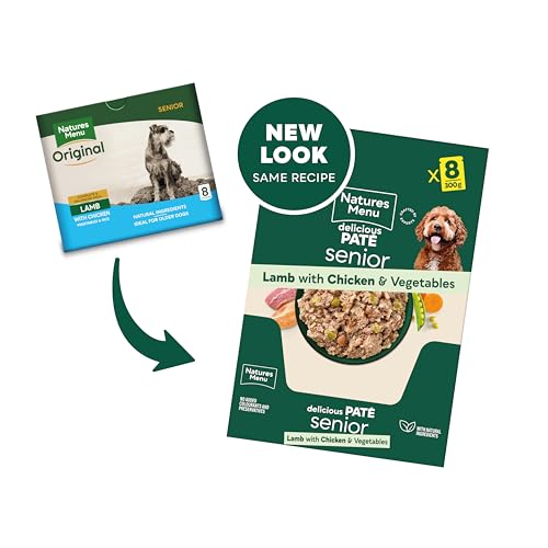 Natures Menu - Wet Dog Food - Pouches for Adult Dogs - Mixed Variety - 8 x 300g - Sayby’s