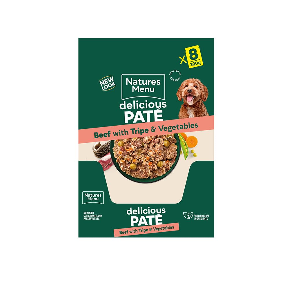 Natures Menu - Wet Dog Food - Pouches for Adult Dogs - Mixed Variety - 8 x 300g - Sayby’s