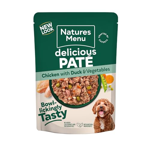Natures Menu - Wet Dog Food - Pouches for Adult Dogs - Mixed Variety - 8 x 300g - Sayby’s