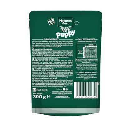 Natures Menu - Wet Dog Food - Pouches for Adult Dogs - Mixed Variety - 8 x 300g - Sayby’s