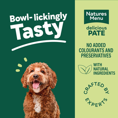 Natures Menu - Wet Dog Food - Pouches for Adult Dogs - Mixed Variety - 8 x 300g - Sayby’s