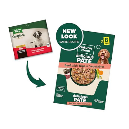 Natures Menu - Wet Dog Food - Pouches for Adult Dogs - Mixed Variety - 8 x 300g - Sayby’s