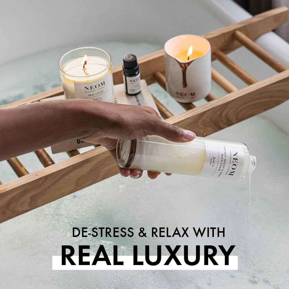NEOM - Real Luxury Essential Oil Blend, 10ml | Lavender, Jasmine & Sandalwood | Scent to De-Stress Range - Sayby’s