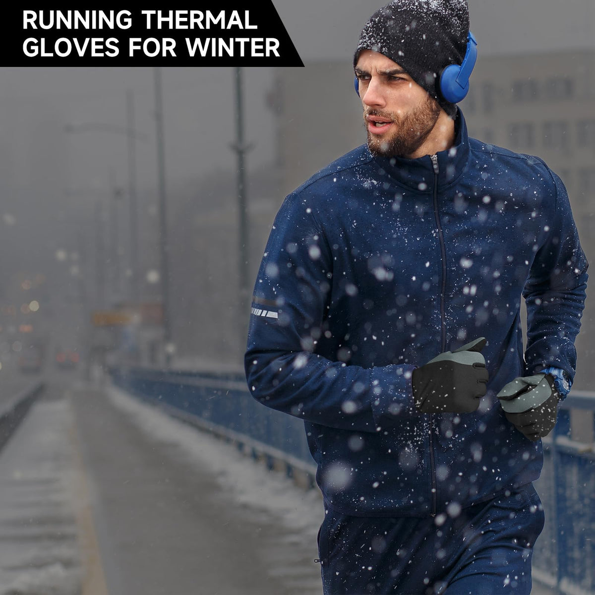 OZERO Thermal Gloves Touch Screen, Water Resistant Windproof Winter Gloves for Running Cycling Driving Hiking Biking Riding Outdoor for Men Women - Sayby’s
