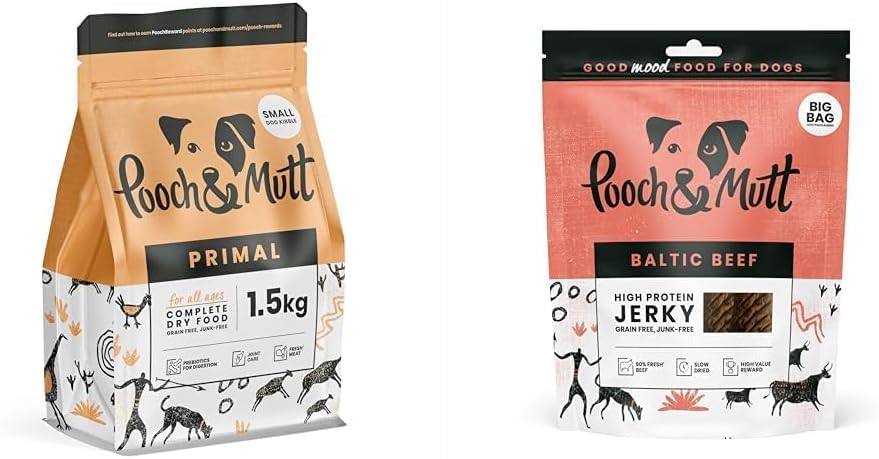 Pooch & Mutt - Meaty Jerky Treats, Grain Free Baltic Beef for Training Reward - Sayby’s