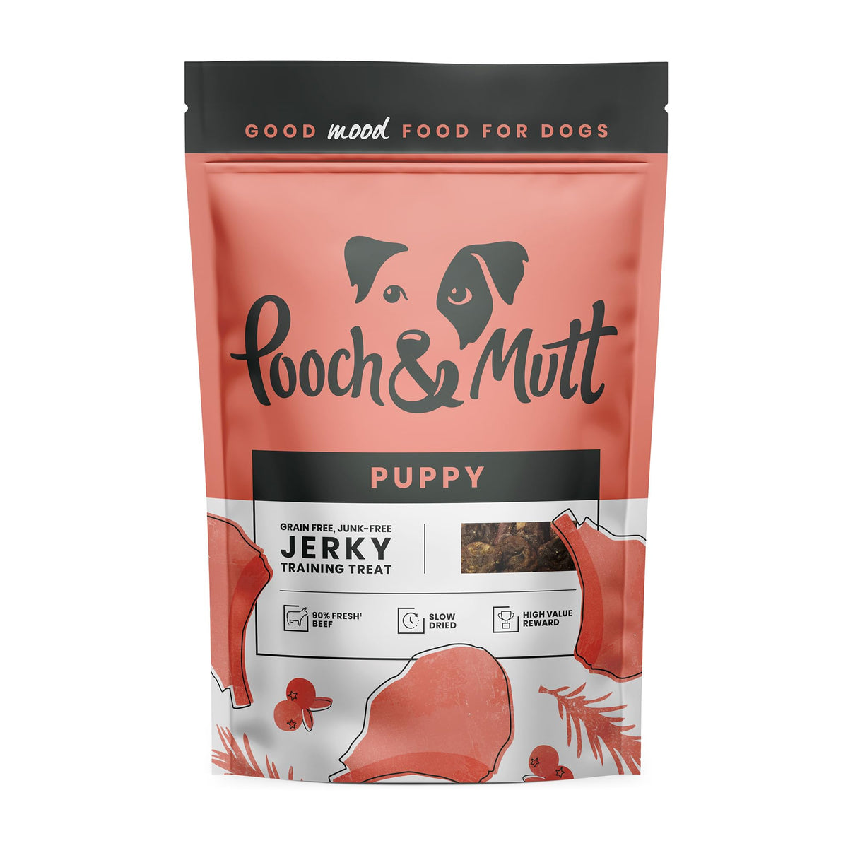 Pooch & Mutt - Meaty Jerky Treats, Grain Free Baltic Beef for Training Reward - Sayby’s