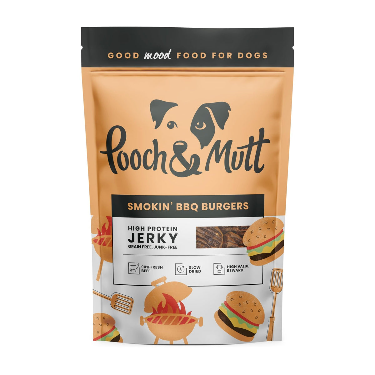 Pooch & Mutt - Meaty Jerky Treats, Grain Free Baltic Beef for Training Reward - Sayby’s