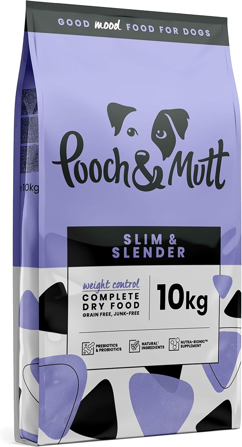 Pooch & Mutt - Slim & Slender, Complete Grain Free Dry Dog Food, Chicken and Sweet Potato, 10kg - Sayby’s