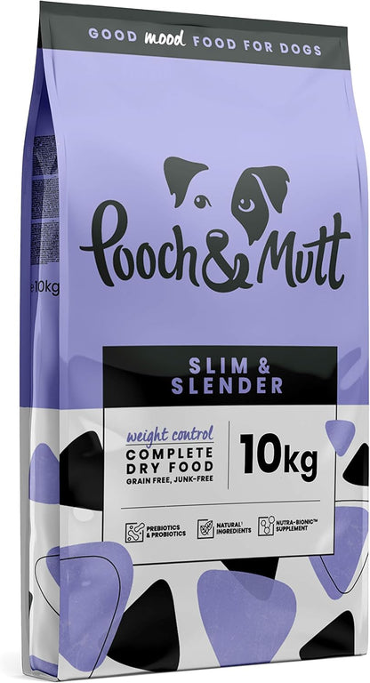 Pooch & Mutt - Slim & Slender, Complete Grain Free Dry Dog Food, Chicken and Sweet Potato, 10kg - Sayby’s