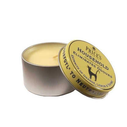 Price's - Household Pet Jar Candle - Odour Eliminating Candle - Made With Orange, Lemon & Thyme Extracts - Clean, Fresh, Quality Fragrance - Long Lasting Scent - Sayby’s