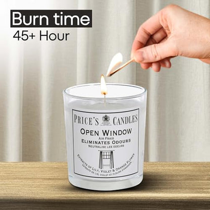 Price's - Household Pet Jar Candle - Odour Eliminating Candle - Made With Orange, Lemon & Thyme Extracts - Clean, Fresh, Quality Fragrance - Long Lasting Scent - Sayby’s
