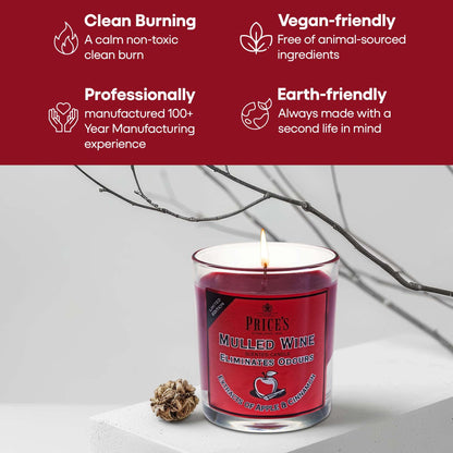 Price's - Household Pet Jar Candle - Odour Eliminating Candle - Made With Orange, Lemon & Thyme Extracts - Clean, Fresh, Quality Fragrance - Long Lasting Scent - Sayby’s