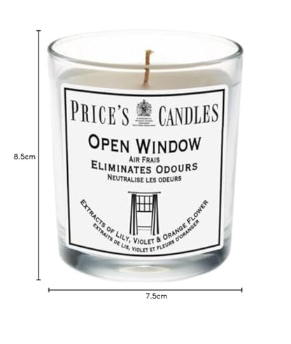 Price's - Household Pet Jar Candle - Odour Eliminating Candle - Made With Orange, Lemon & Thyme Extracts - Clean, Fresh, Quality Fragrance - Long Lasting Scent - Sayby’s
