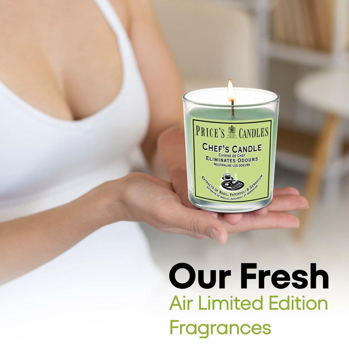 Price's - Household Pet Jar Candle - Odour Eliminating Candle - Made With Orange, Lemon & Thyme Extracts - Clean, Fresh, Quality Fragrance - Long Lasting Scent - Sayby’s