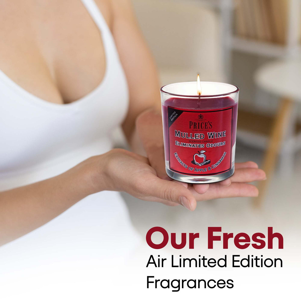 Price's - Household Pet Jar Candle - Odour Eliminating Candle - Made With Orange, Lemon & Thyme Extracts - Clean, Fresh, Quality Fragrance - Long Lasting Scent - Sayby’s