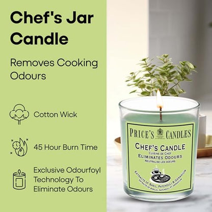 Price's - Household Pet Jar Candle - Odour Eliminating Candle - Made With Orange, Lemon & Thyme Extracts - Clean, Fresh, Quality Fragrance - Long Lasting Scent - Sayby’s