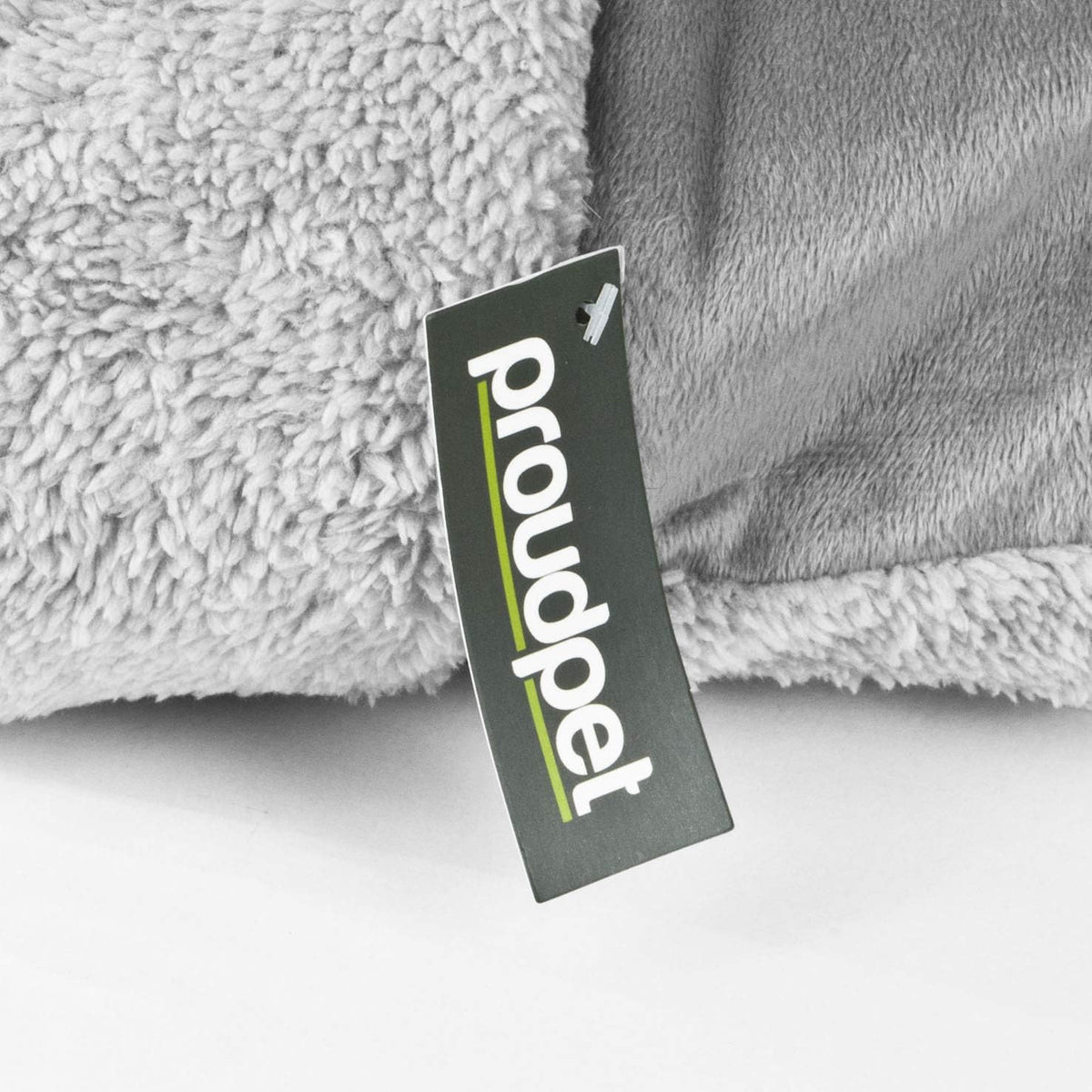 proudpet Cat Pouch Bed Cosy Grey Fleece Pet Igloo Hideaway - Sayby’s