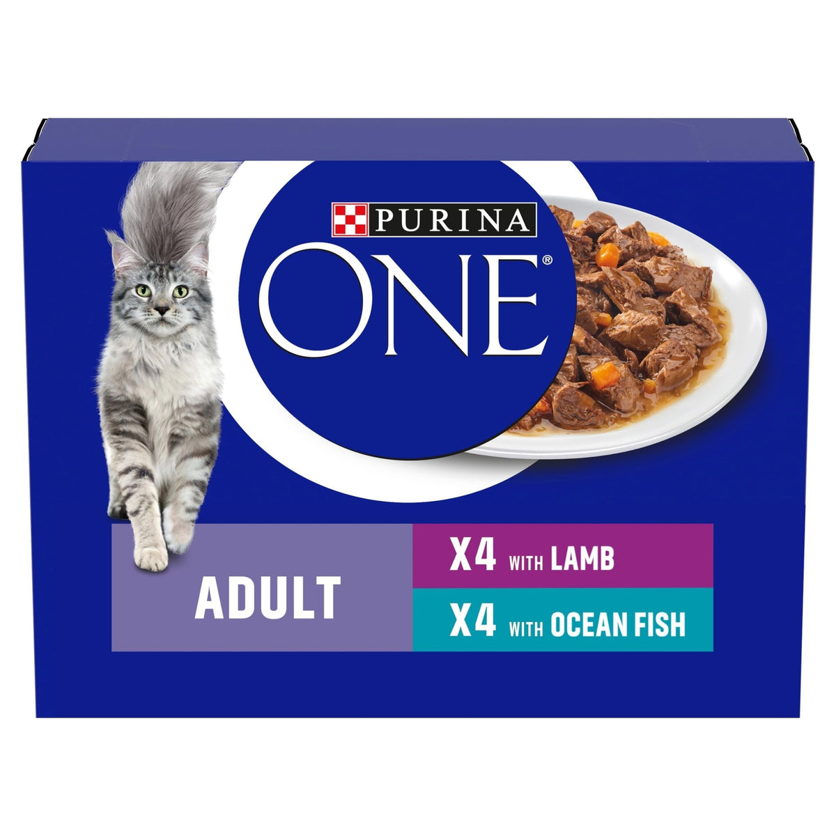 PURINA ONE Adult Cat Food Mini Fillets in Gravy 40 x 85g - Sayby’s